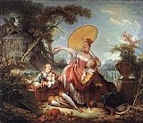 The Musical Contest by Jean Fragonard